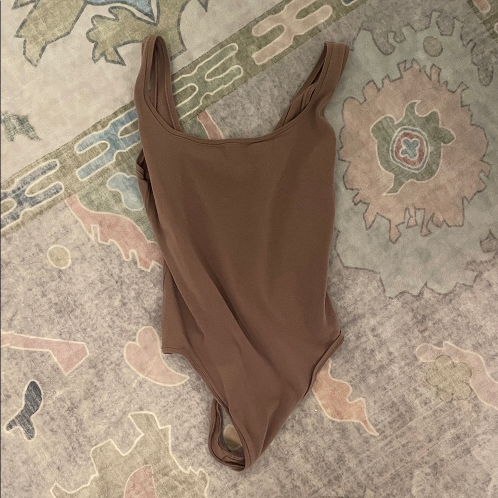 PINK Victoria's Secret Brown Bodysuit
